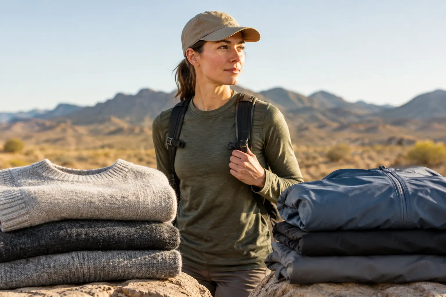 Merino Wool vs Synthetic for Desert Layers